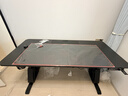 傲風(fēng)A4Pro電競桌實(shí)木電動(dòng)升降電腦桌辦公書(shū)桌子黑色1..6*0.7m 曬單實(shí)拍圖