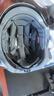 野馬（YEMA）3C認證電動(dòng)車(chē)頭盔男女摩托車(chē)半盔夏季防曬雙鏡片0感天窗四季通用電瓶車(chē)安全帽370S 皮鈦灰配透短鏡 曬單實(shí)拍圖