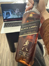 尊尼獲加（JOHNNIE WALKER）黑方黑牌 12年 蘇格蘭 調和型威士忌 1000ml 進(jìn)口洋酒 裸瓶裝 曬單實(shí)拍圖
