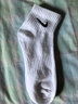 耐克NIKE男女襪子 吸汗透氣運動(dòng)襪 短襪三雙裝DX5074-101白 M 曬單實(shí)拍圖