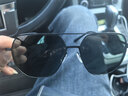 海瀾之家（HLA）偏光太陽(yáng)鏡 時(shí)尚飛行員墨鏡男防紫外線(xiàn)開(kāi)車(chē)專(zhuān)用眼鏡女 黑框黑灰片 曬單實(shí)拍圖