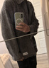 大嘴猴（paul frank）外套男士春秋季開(kāi)衫夾克男寬松休閑上衣服男裝 深灰色 2XL 曬單實(shí)拍圖