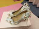 Lily Wei【綠野仙蹤系列】高跟涼鞋高級感婚鞋洛麗塔生日禮物情人節送女友 莉莉斯香檳金【跟高10厘米】 36 曬單實(shí)拍圖