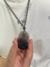 百年老鳳祥天然黑曜石原石本命佛吊墜男女款護身禮物 冰種黑曜石吊墜(羊猴)大日如來(lái) 曬單實(shí)拍圖