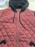 梵花秀春秋胖媽媽裝外套大碼遮肉新款秋冬風(fēng)衣50歲中老年女裝連帽上衣 紅色輕薄夾棉 XL 建議穿108-120斤 曬單實(shí)拍圖