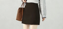 浪莎韓系西裝半身裙秋冬季2026春季新款高腰顯瘦小個(gè)子加厚包臀短裙 曬單實(shí)拍圖