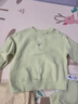 迷你巴拉巴拉男童女童純棉長(cháng)袖衛衣春季新款寶寶親膚柔軟透氣上衣 黃綠41192 90 曬單實(shí)拍圖