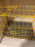 貝初眾狗籠小中大型犬狗籠子貓籠帶廁所加粗折疊寵物籠子柯基籠幼犬狗籠 黃色加粗狗籠【15斤內】62*43*53 贈廁所托盤(pán)/清潔更方便 無(wú)毛邊/無(wú)倒刺/不卡腳 曬單實(shí)拍圖