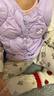 馬克華菲女童羽絨服冬季2025新款兒童羽絨馬甲外穿中大童保暖背心 紫 120 曬單實(shí)拍圖