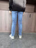 修身直筒牛仔褲男款夏季2026新款男士水洗薄款長(cháng)褲休閑彈力褲子男 淺藍色 34 曬單實(shí)拍圖