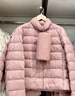 優(yōu)衣庫女裝高級輕型羽絨茄克/輕暖便攜排骨羽絨478572 12 桃紅色 S 曬單實(shí)拍圖