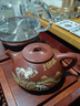 璽翰雅（ROYHOYE）宜興紫砂壺大師張小嶺正品泡茶壺純手工子冶石瓢紫砂壺馬到成功 馬到成功壺 張小嶺作品 450ml 曬單實(shí)拍圖