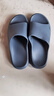 京東京造【3.5cm踩屎感】eva厚底拖鞋男士防臭休閑涼拖鞋 碳灰 44-45 曬單實(shí)拍圖