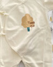 童泰嬰兒連體衣春秋季純棉衣服初生寶寶蝴蝶哈衣爬服和尚服黃色59cm 曬單實(shí)拍圖