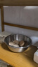 茶花304不銹鋼廚房專(zhuān)用湯盆菜盆加厚食品級材質(zhì)防摔洗菜盆面盆 20cm 曬單實(shí)拍圖
