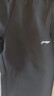 李寧（LI-NING）運動(dòng)褲男春季新款衛褲舒適寬松透氣雙面布平口長(cháng)褲直筒休閑褲男褲 曬單實(shí)拍圖