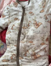 歐孕（OUYUN）嬰兒睡袋秋冬兒童暖姜恒溫防踢被1-3歲寶寶夾棉分腿睡袋 松鼠110 曬單實(shí)拍圖