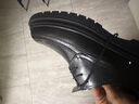 百麗通勤商務(wù)皮鞋男牛皮褶皺增高休閑鞋A1373AM4 黑色-單里 41 曬單實(shí)拍圖