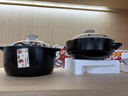 康舒萬(wàn)事如意砂鍋煲家用大容量陶瓷煲湯鍋干燒不裂煤氣燃氣灶可用沙鍋 【特厚】干燒鍋適合3-5人 3300ml 曬單實(shí)拍圖