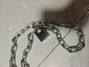 初克 鏈條鎖防盜鏈子鎖防剪鐵鏈鎖三輪車(chē)自行車(chē)摩托車(chē)鎖電瓶車(chē)鏈條掛鎖 加粗2米 曬單實(shí)拍圖