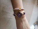 威頓【七夕情人節爆款】專(zhuān)柜正品四葉草紫色送老婆女友防水手表女生 紫色+玫瑰禮盒 曬單實(shí)拍圖