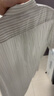 優(yōu)衣庫C系列合作款/男裝女裝寬松條紋襯衫短袖襯衣休閑百搭477643 01 乳白色 M /170/92A 曬單實(shí)拍圖