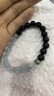 普陀山黑曜石海藍寶手串水晶手鏈轉運珠送朋友情侶生日禮物 曬單實(shí)拍圖