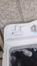 海爾（Haier）半自動(dòng)洗衣機雙缸雙桶家用大容量雙電機強勁動(dòng)力深層去污洗脫分離動(dòng)平衡脫水老式洗衣機 以舊換新 13公斤小神泡凈洗+強力去污+帶腳輪+一級能效 雙缸 曬單實(shí)拍圖