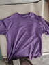 安踏（ANTA）短袖t恤男2026春夏季男士圓領(lǐng)涼爽透氣運動(dòng)上衣半袖跑步健身服男 晶石紫【棉質(zhì)透氣】 L /175 適合120-140斤 曬單實(shí)拍圖