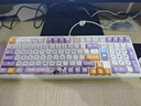七彩虹（Colorful）青羽98Pro機械鍵盤(pán)隱姬IP三?？椭苹療o(wú)線(xiàn)藍牙全鍵熱插拔低延遲辦公電競游戲霜華 幻瞳軸 曬單實(shí)拍圖