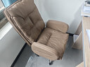 全品屋老板椅可躺辦公椅電腦椅人體工學(xué)椅電競沙發(fā)椅子久坐舒服靠背座椅 咖色+加厚坐墊-耐磨貓爪皮 鋼制腳 曬單實(shí)拍圖