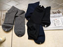 京東京造【100%純棉10A抗菌】春夏襪子男防臭透氣休閑商務(wù)中筒襪 黑灰藏青 曬單實(shí)拍圖