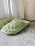 SUTINGHOUSE拖鞋居家室內靜音輕盈防滑防污防臭情侶男女踩屎感保暖日韓棉拖鞋 綠色（女） 36-37 曬單實(shí)拍圖