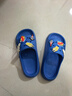 多妙屋兒童拖鞋男童夏季防滑家居浴室內EVA軟底小孩涼鞋 250007BL 曬單實(shí)拍圖
