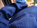 羅蒙（ROMON）條紋加絨襯衫男士保暖長(cháng)袖襯衣秋冬商務(wù)休閑中青年百搭一體絨加厚 自由搭配備注【兩件裝】 3XL碼 145斤-160斤 曬單實(shí)拍圖