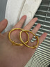 飚風(fēng)金包銀寶寶手鐲足金999光面推拉黃金兒童鐲子嬰兒周歲滿(mǎn)月送禮物 【一對】金2克寶寶手鐲約25克 曬單實(shí)拍圖