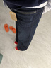 Levi's【補貼改褲】李維斯女士美式休閑318寬松闊腿牛仔褲 深藍色磨白 27 (30) 曬單實(shí)拍圖
