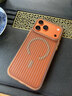 閃曼巴適用蘋(píng)果17promax手機殼全包瓦楞保護套iPhone17pro小眾個(gè)性焦糖色air半透明磨砂防指紋17大孔防摔 磁吸【棕色】瓦楞條紋-磨砂膚感 iphone 17 Pro Max 曬單實(shí)拍圖