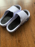 回力拖鞋男士厚底防滑浴室一字拖休閑外穿耐磨涼鞋SDJ-3A77 白黑42-43 曬單實(shí)拍圖