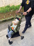 丸丫T2旅行家口袋推車(chē)嬰兒遛娃神器輕便折疊兒童溜娃叢林綠+枕+墊 曬單實(shí)拍圖
