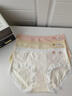 貓人（MiiOW）女士?jì)妊澕兠蘅咕d2026新款性感蕾絲中腰提花純棉女生三角短褲頭 【3條抑菌襠】白色+草綠+粉色 【透氣提花 輕薄高彈力】 L 【建議體重約100-120斤】 曬單實(shí)拍圖