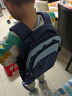 未來(lái)星小學(xué)生書(shū)包1-3年級減負護脊大容量雙肩包女輕便護肩背包 霧霾藍 曬單實(shí)拍圖