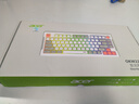 宏碁（acer）機械手感小鍵盤(pán)80鍵有線(xiàn)/無(wú)線(xiàn)藍牙三模游戲辦公鍵鼠套裝電腦平板iPad通用RGB背效19鍵無(wú)沖輕音按鍵 暮云灰【單鍵盤(pán)】-藍牙無(wú)線(xiàn)版 曬單實(shí)拍圖