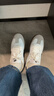 樂(lè )途（LOTTO）板鞋男復古男鞋撞色拼接休閑德訓鞋子男 8093 白色 42 曬單實(shí)拍圖