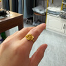周生生黃金戒指 足金開(kāi)口戒結婚玫瑰花戒指72931R 計價(jià)3.95克 曬單實(shí)拍圖