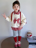 迪士咪魯（DISHIMILU）女童寶寶套裝春裝格子拼接2026新款1-8歲兒童裝女孩春季小孩衣服 XT600(上衣+打底褲）-圖片色 110 碼/身高100-110cm（3-4歲） 曬單實(shí)拍圖