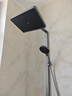 九牧（JOMOO）淋浴花灑套裝鋼琴按鍵大置物臺淋浴噴頭即關(guān)即停絲雨增壓淋浴器 【星幕Pro】增壓花灑36676 曬單實(shí)拍圖