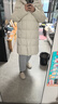 美力城【反季清倉】羽絨服女裝款90%鵝絨過膝外套6051 米白【版型寬松，建議拍小一碼】 S 曬單實拍圖