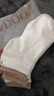 FitonTon6雙襪子女春夏季短襪白色女純棉襪短襪10A抑菌防臭吸汗透氣中筒襪 曬單實(shí)拍圖
