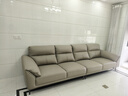全友家居現代簡(jiǎn)約頭層牛皮直排大象耳朵大戶(hù)型真皮藝沙發(fā)客廳政府補貼 曬單實(shí)拍圖